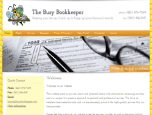 Tablet Screenshot of busybookkeeper.com